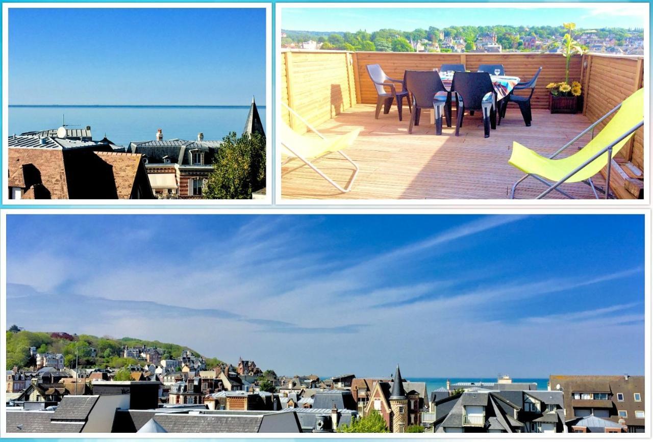 Vue Mer Panoramique Incroyable - Lesparisnormands - Centre Et Plage A 50M Villers-sur-Mer Exterior photo